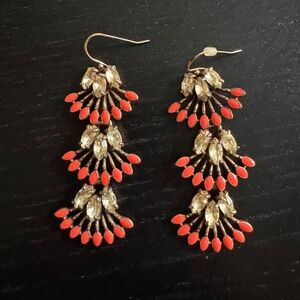 Stella & Dot  Coral Cay convertible earrings